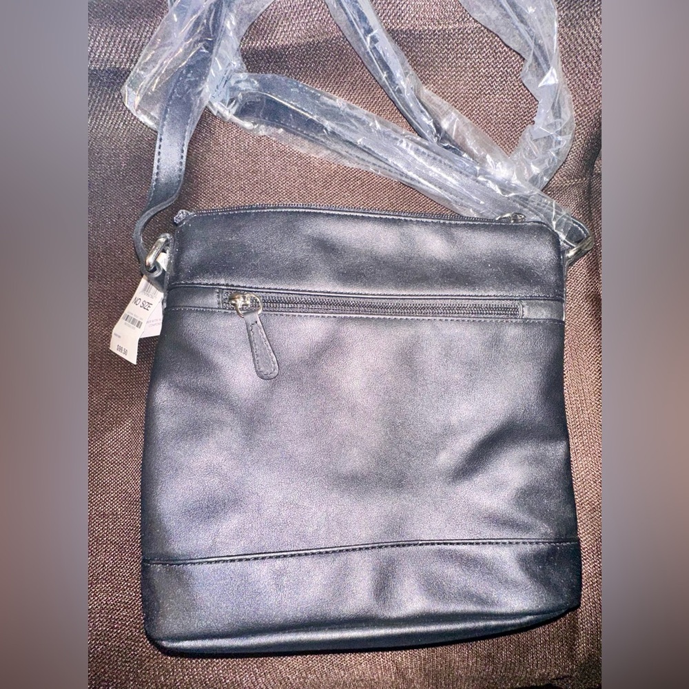 NWT Giani Bernini Black Crossbody Satchel